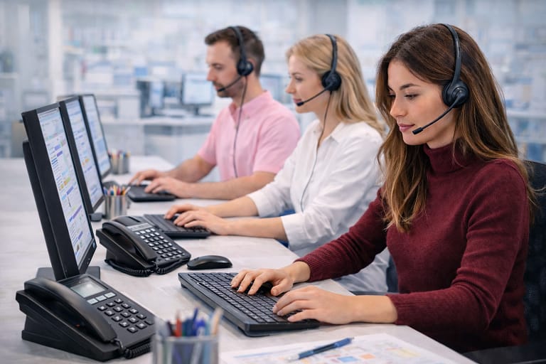 Atención de llamadas para clínicas orientada a convertir llamadas en citas